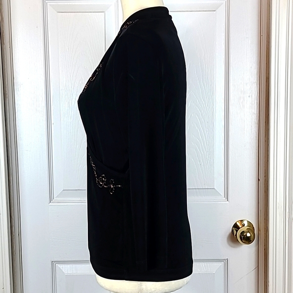 Chico's Travelers Crossover Blouse - Picture 6 of 11